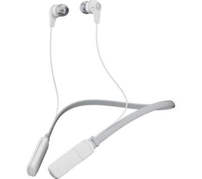 SKULLCANDY  Ink'd Wireless Bluetooth Headphones - White & Grey